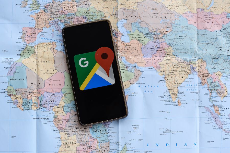 Manexo de mapas co Google Maps