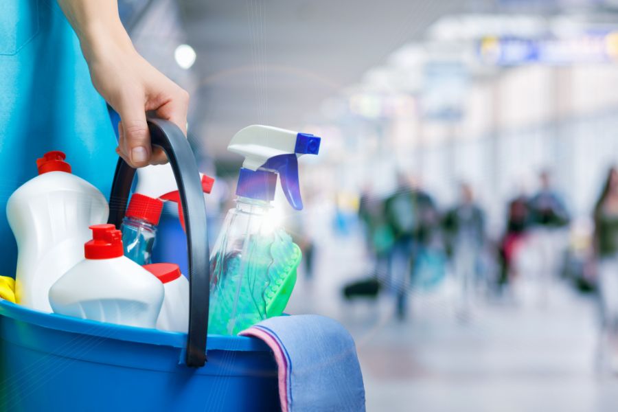 Formación en operaria de limpieza